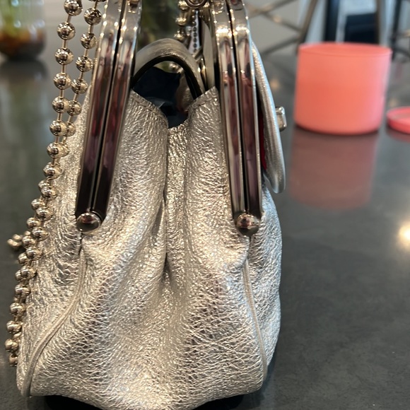 EUC Coach Ball Chain Kiss Lock Evening Bag - Picture 7 of 16